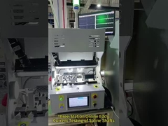 Prueba de corriente de red en línea de tres estaciones de pozos de línea