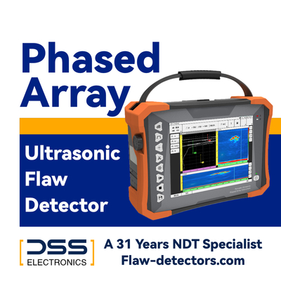 Peso ligero TOFD Detector de fallas por ultrasonido portátil pequeño