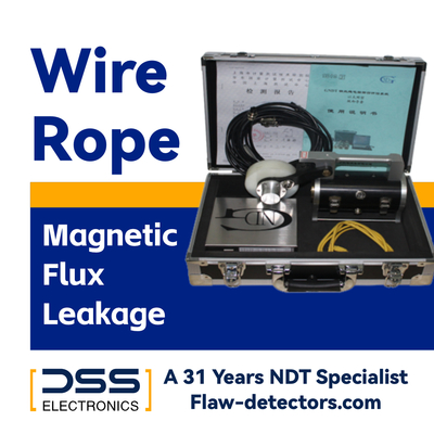 Un buen precio. Detectores portátiles de defectos en cables de acero - Detección por fuga de flujo magnético en línea